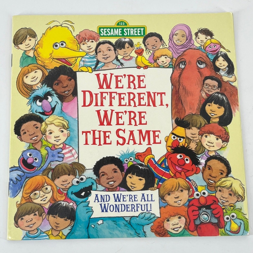 Sesame Street We're Different We're the Same Childrens Book Random House